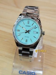 現貨 Casio Standard MTP-1302D-2A2 MTP1302D-2A2 MTP1302 MTP-1302 Tiffany Blue watch 錶徑38.5mm 50米防水 男女合適