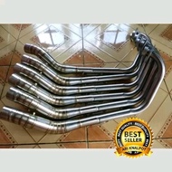 HEADER PIPA KNALPOT RACING JUPITER MX NEW OLD Stainless Leheran Leher PLUS ADAPTOR FU LEHER MX PNP S