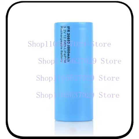 For Soshine 3.2V 4000mAh Rechargeable Battery LiFePO4 26650 Batteries 4000mAh 26650 Battery Laser Fl
