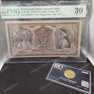 25 Gulden Wayang TTD Wavern PMG 30