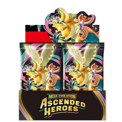 360 Pcs/Set Pokemon Card ASCEND HEROES Paldea Evolved Phantasmal FLAMES 151 MEGA EVOLUTION English B