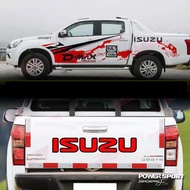 1คู่ อีซุซู ISUZU DMAX D-MAX สติ๊กเกอร์ สติ๊กเกอร์ติดรถยนต์กระบะ สติ๊กเกอร์แต่งลายรถ สติกเกอร์ติดข้า