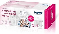 BWT 6-Pack Long Life Mg2+ Cartridge for Water Filters, 120-Liter Capacity