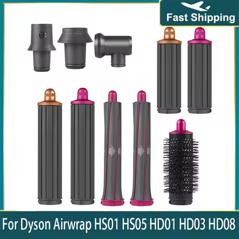 Long Short Hair Curling Barrels For Dyson Airwrap HS01 HS05 HD01 HD03 HD08 Styler Attachment Part Se