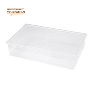 Plastic File Organizer Transparent Square Storage Box A4 Storage Box File Storage Box