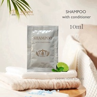 100pcs Hotel Shampoo w/ Conditioner Sachet 【Crown Hotel Supplies】