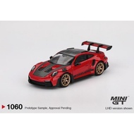 Mini GT 1060 Porsche 911 (992) GT3 RS Weissach Package Guards Red