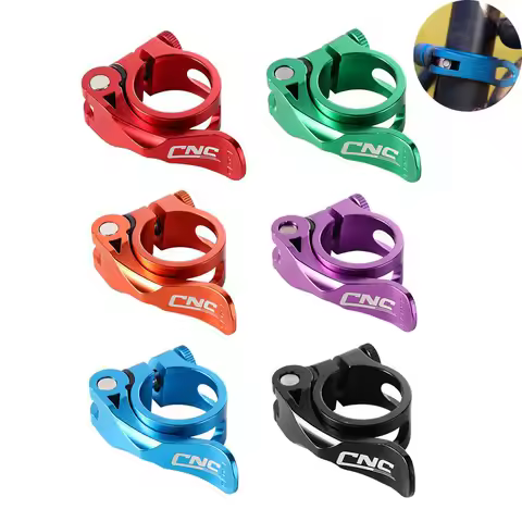 1 Pc CNC Bicycle Seat Post Clamp Ultralight 31.8mm 34.9mm Bike Seatpost Clamp Road MTB Mountain Bike
