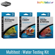 Seachem Multitest Water Testing Kit ( Ammonia, Copper< Nitrite & Nitrate )