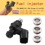 Dash 110 FI Dash 125 FI Dream 110 FI Wave 125 FI Fuel Injector (8-10-12 lubang)