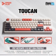 Press Play Toucan Pbt Double Shot Keycaps 115 Set Xda Profile
