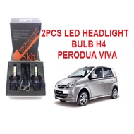 2PCS LED HEADLIGHT BULB (COB) (H4) FOR PERODUA VIVA