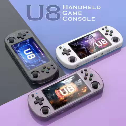 U8 Retro Handheld Video Game Console Linux System 4.0 Inch IPS Screen Portable Pocket Video Player R