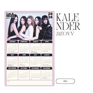2026 CALENDAR MEOV KPOP UNOFFICIAL KOREA GAWON ANNA SOOOIN NARIN ELLA