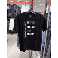 Ea7 Men's Short-Sleeved Round Neck Printed Letter T-Shirt, Comfortable Breathable