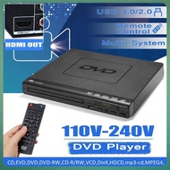 DVD Player With USB/CD/EVD/DVD-RW/VCD/MP3/MP4 Portable HD Multi-function Player