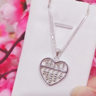 Sansidai 999 pure silver bangle 999足银算盘会动项链