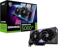 MSI Gaming RTX 5060 Ti 16G Gaming OC Graphics Card (16GB GDDR7, 128-bit, Extreme Performance: TBA MH