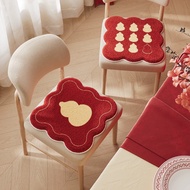 2026 New Year Chair Cushion Chinese Style Solid Wood Boss Anti-Slip Bottom Dirt-Resistant Washable S