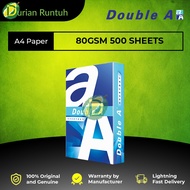 【READY STOCK | 5REAM/BOX】DOUBLE A PAPER A4 80GSM | A4 70GSM DOUBLE A PAPER
