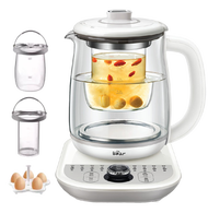 Bear Health Pot Electric Kettle Health soup pot tea pot glass pot multi function cooker Kitchen Appl