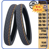 ⭐ [100% ORIGINAL] ⭐ Camel RACING TUBE TYRE 17 Diamond Cm72 TAYAR MOTORCYCLE TIRE (Cutting Maxxis Diamond) Thailand 5090 6090 7090 8090