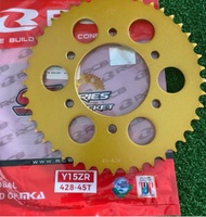 S-SERIES / S SERIES *** GOLD SPROCKET *** RCB RACING BOY 428H SPROCKET 38T-47T ( 6HOLE ) Y15 Y16 FZ1