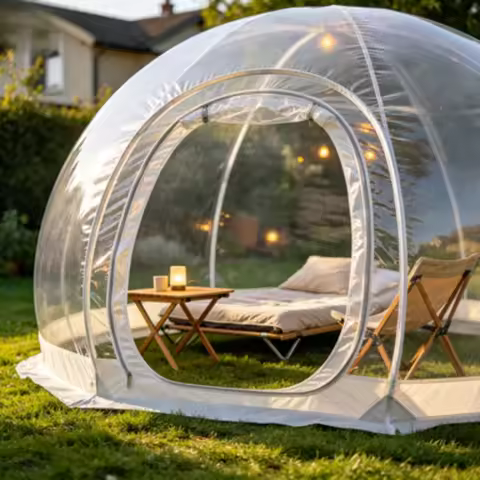 Outdoor Igloo Dome Bubble Tent / Inflatable Transparent Bubble House/ Inflatable Hotel Lodge Tent fo