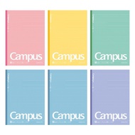 Kokuyo Campus Notebook B5, with dots, ruled A format, pack of 6 in 5 colors, AM-no-3CATX6.