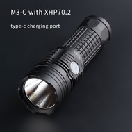Convoy M3-C with XHP70.2,XHP70.3 Hi,26650 rechargeable flashlight, torch