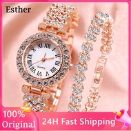 Luxury Watch Set With Jewelry set Women Casual Watches rose gold bracelet for women Watches Diamond-studded ladies watches on sale branded original wristwatch for women Fashion Bangle Bracelet 18k pawnable bracelet gold automatic watch for women gift