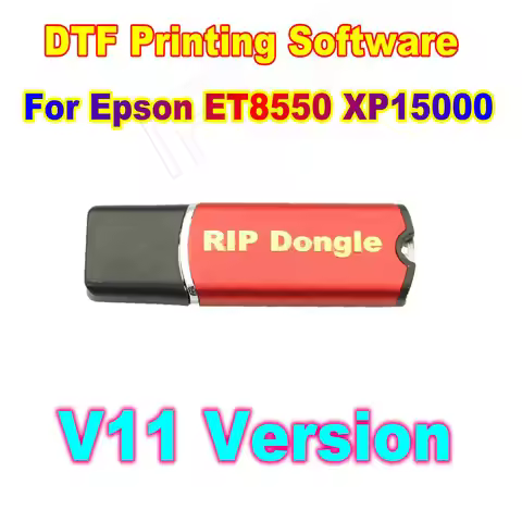 Mimaki Dtf USB Audley DTF Printing Rip Software ET8550 XP15000 DTF Program RIP USB Kit V11 Key V10 D