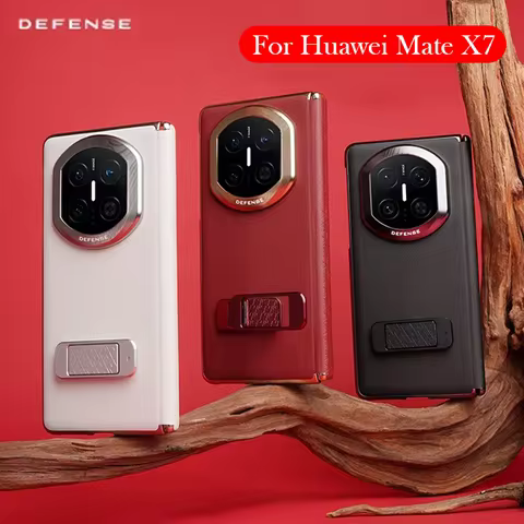 DEFENSE Case For Huawei Mate X7 Luxury Bracket Back Cover Case for HUAWEI MATE X7