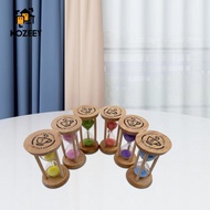 [KOZEEY] 6Pcs 1-6 Minute Sand Timers Set Hourglass Timer for Early Education Center