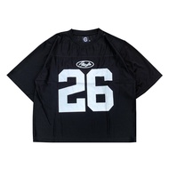 HOT Genesis Conspiracy - Mesh Jersey Boxy Oversized 26 Black Unisex - Streetwear Jersey