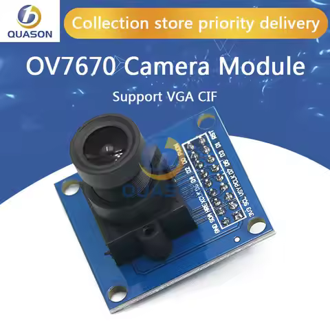 OV7670 camera module OV7670 moduleSupports VGA CIF auto exposure control display active size 640X480