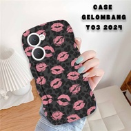 HP VIVO Y03 Wave Softcase - Phone Case - VIVO Y03 Wave - External.Acc - CUTE Motif - Fashion Case - 