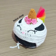 Knitted cat hat unicorn cat hat/ unicorn cat hat