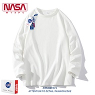 แจ็คเก็ตคอตั้ง NASA WTAPS สำหรับผู้ชาย สีแดง ทรงหลวม ทรงปกติ แจ็คเก็ตสุดเท่ แจ็คเก็ตสุดเทรนด์ แจ็คเก