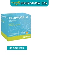 Fluimucil A 100mg ( N-Acetylcysteine ) Orange Flavours 30 sachets EXP:10/2026 [ FARMASI CS ]