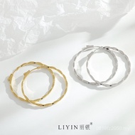 Earrings Design Earrings Light Luxury Niche Circle Female Temperament Fashion High-End Earrings Simp