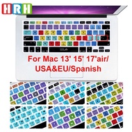 HRH Spanish Avid Pro Tools Premiere Pro CC Shortcuts Silicone Keyboard Skin For Macbook Air 13'' Pro 13'' 15'' 17'' with Retina Basic Keyboards