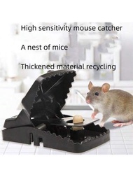 1入組老鼠夾,靈敏度高的捕鼠器適用於廚房或家庭使用,隨機圖案設計