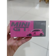 Mini GT LB-WORKS x Abas Works ABARTH 595 Pink #851