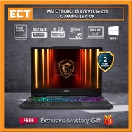MSI Cyborg 15 B2RWEKG-225 / FKG-223 Gaming Laptop (C5-210H 4.80GHz,512GB SSD,16GB D5,RTX5050/RTX5060