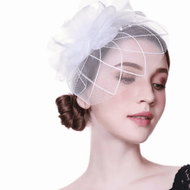 1 Pc Fascinators Hats For Women Tea Party Hats 1950s Kentucky Derby Hats Hair Clip For Bride Wedding