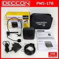 ลำโพง ลำโพงพร้อมไมค์ DECCON PWS-178  ไมค์ลำโพงพกพา ลำโพงบลูทูธพร้อมไมค์ ลำโพงพกพา ไมค์ช่วยสอน DECCON