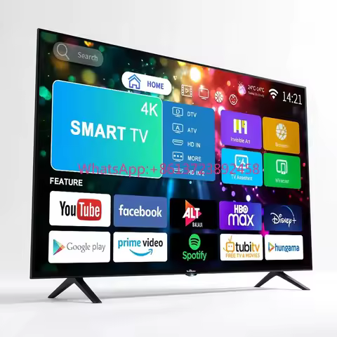 China Hot Sale 4K Ultra HD LED Android Smart TV 2K Definition Flat Screen HD Televiso Lcd 32 43 50 5