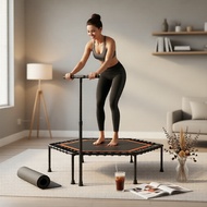 Home Trampoline Gym: Adult Fitness & Children's Jumping Mat Trampolin Rumah Gim: Senaman Dewasa & Ka