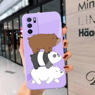 Softcase Lilac/Purple Kaca Oppo A16/A16s - | MC21 | Softcase Oppo A16 | Case Oppo A16 | Case Hp Oppo